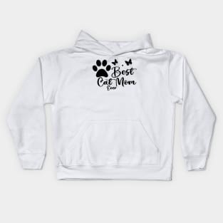 Best Cat Mom Ever Kids Hoodie